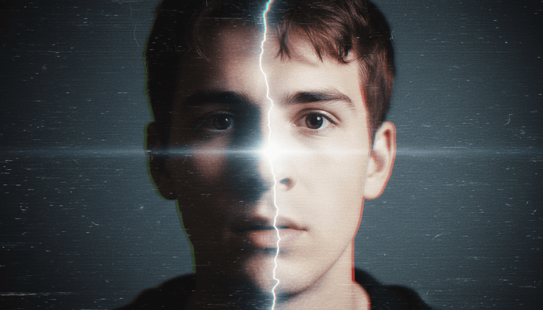 抽象视觉化，展现 Jim Legxacy 的歌曲 'sos' 的情感深度