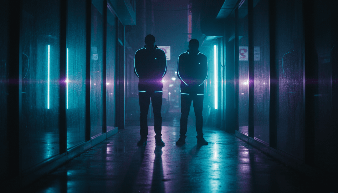 Visualisation abstraite représentant la tension émotionnelle dans la chanson 'Separated' de JayDon.