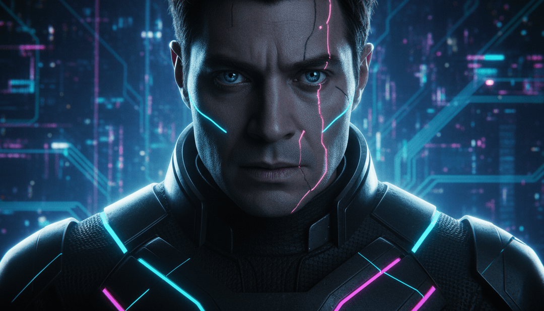 Arte digitale astratta che simboleggia l'anima e il ritmo di Maneater di Lee Lewis