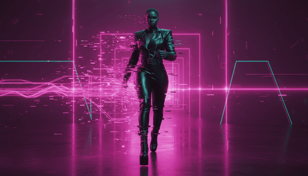 Arte digital abstrata representando o humor vibrante de DO IT 4 de Jourdin Pauline