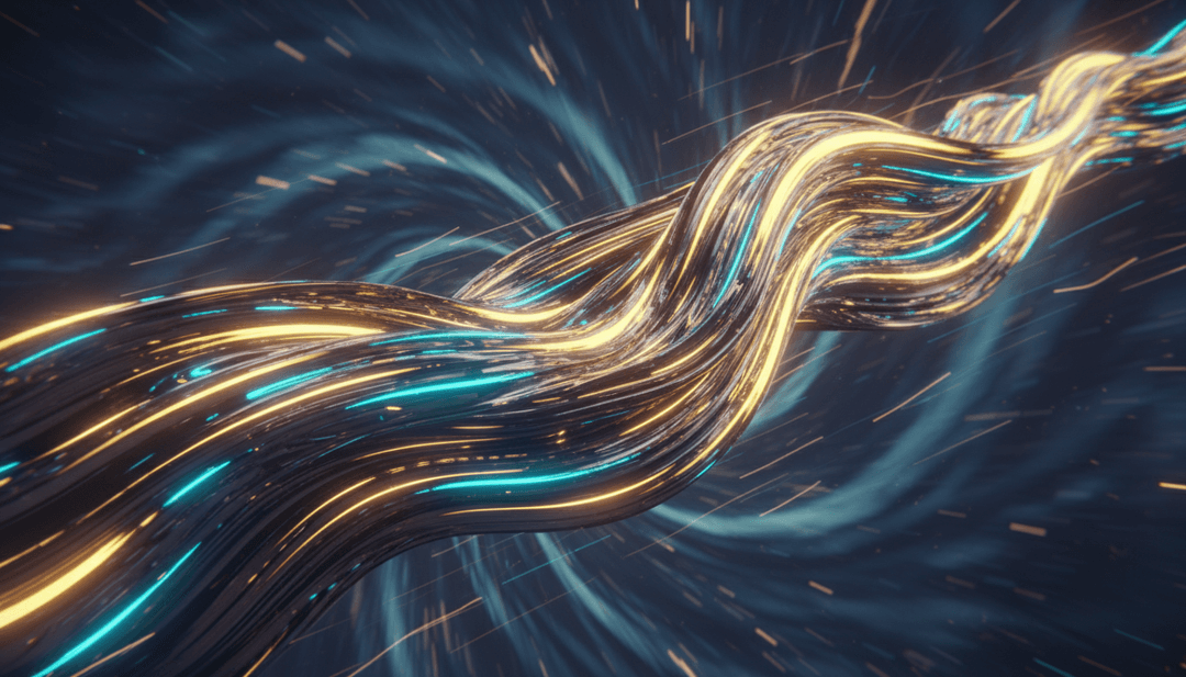 由 NEW DAY 音乐元素生成的动态视觉场景