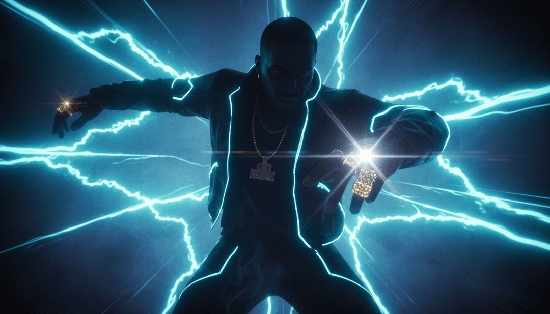 freebeat.ai 使用者介面，展示 LOOK WHAT I DID. 音樂影片創作