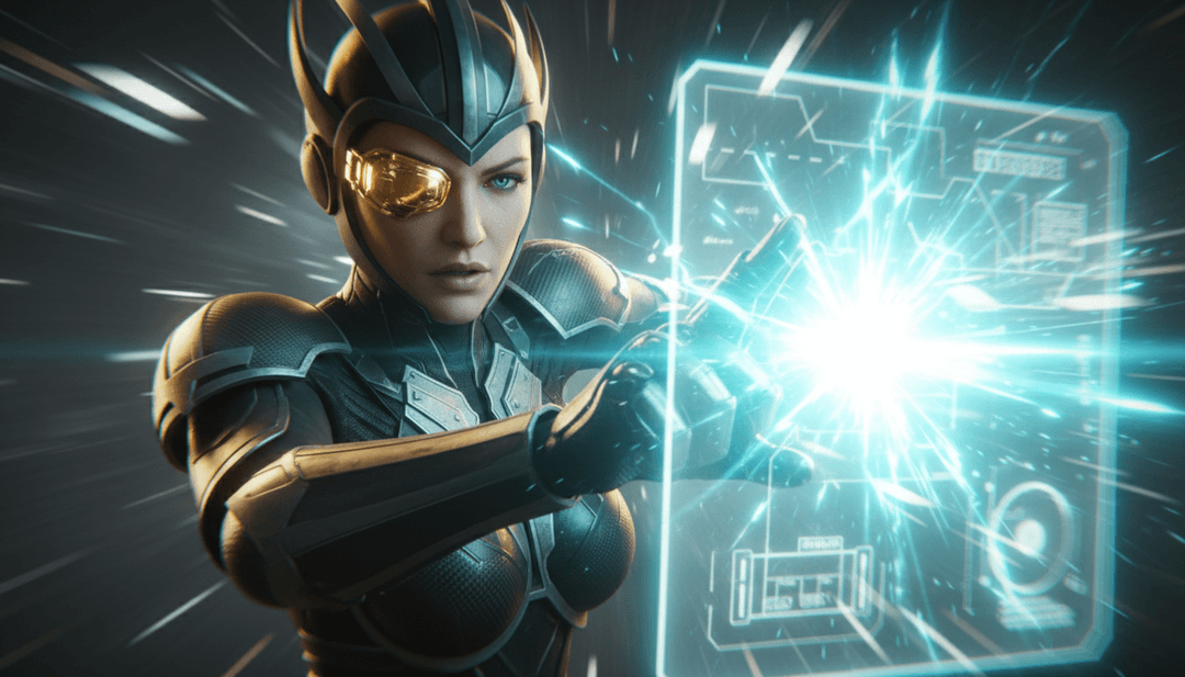 Scena dinamica con luci pulsanti e immagini urbane che riflettono lo stile trap della canzone