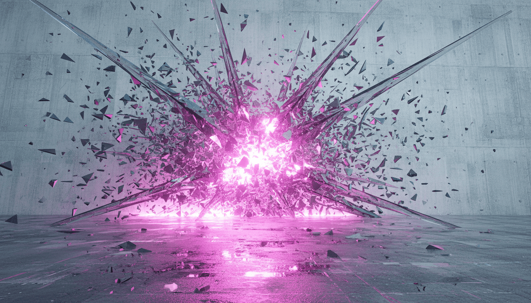 抽象視覺呈現 Leave My Room by The Paradox 的情緒與歌詞