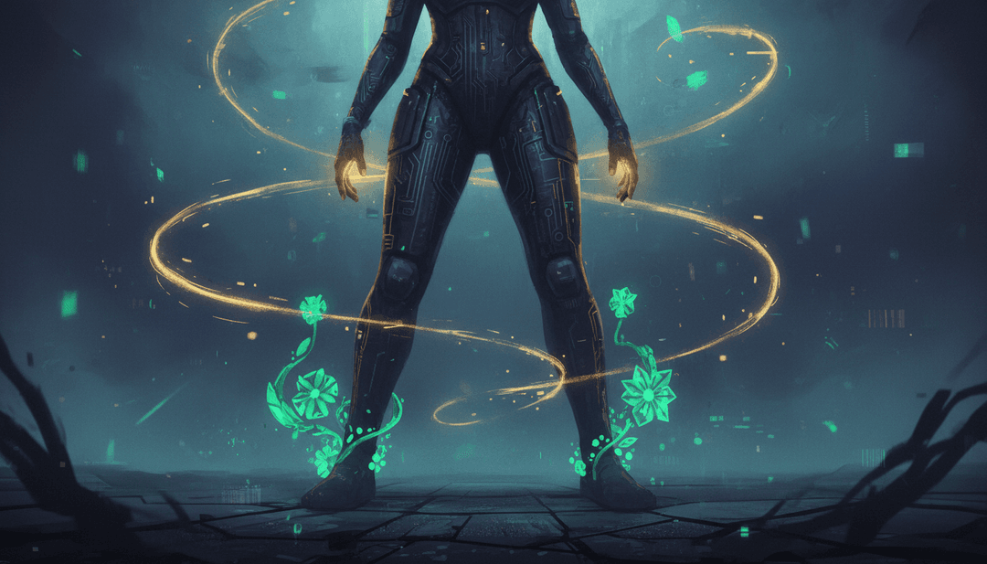 'Down the Road' by Tiera Kennedy का प्रतिनिधित्व करने वाली आत्मीय संगीत तरंगों का सारगर्भित दृश्य