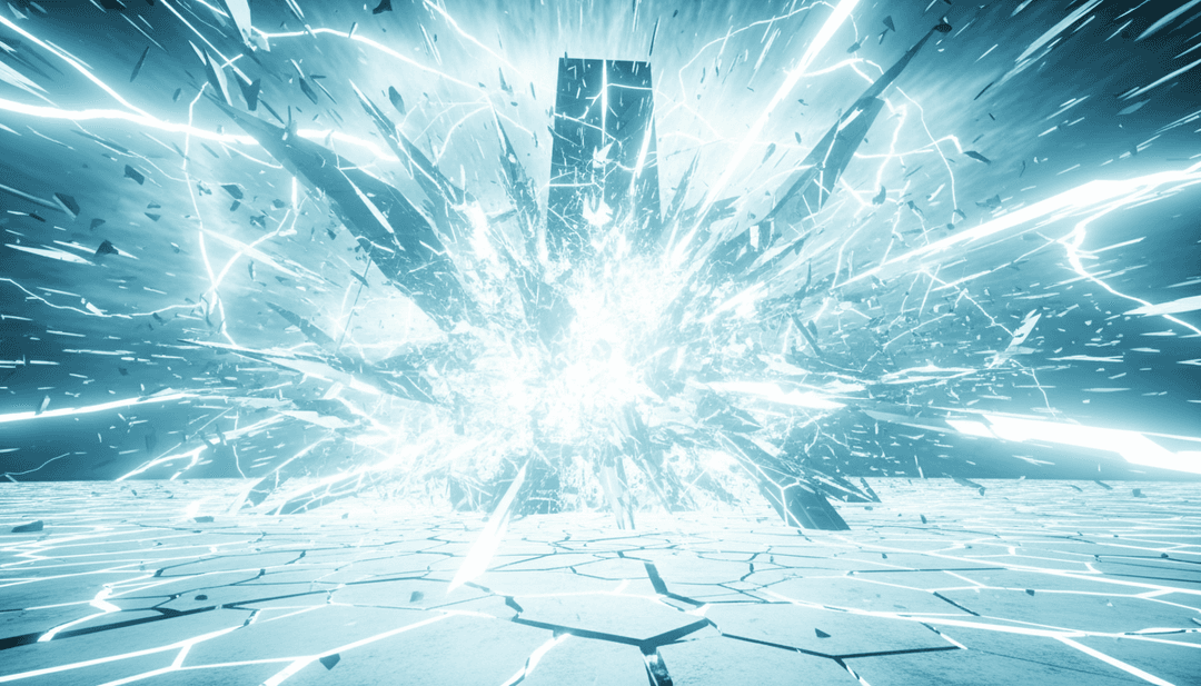 Escenas dinámicas de olas rompiendo y luz solar brillante reflejando los temas de superación y renacimiento de la canción