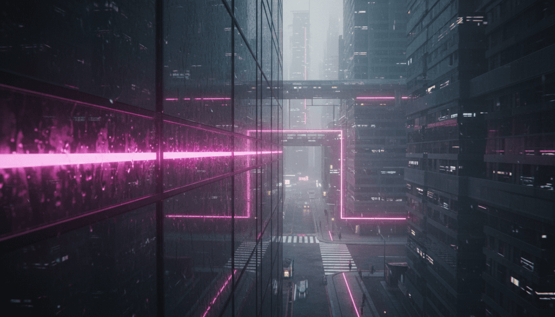 Abstrakte digitale Kunst, die die Stimmung und Atmosphäre von 3am von Loe Shimmy und Don Toliver darstellt