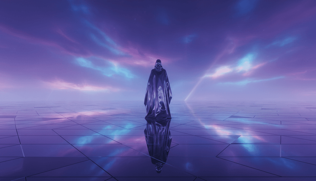 Visualisation abstraite de l’IA analysant le rythme et les paroles hip hop