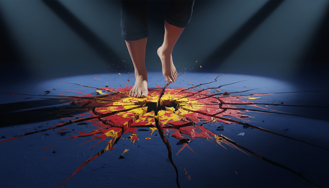 गाने के एकांत और जुड़ाव के विषयों को दर्शाते जीवंत दृश्य