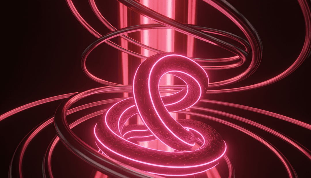 음악 리듬에 맞춰 감정의 파동을 추상적으로 시각화