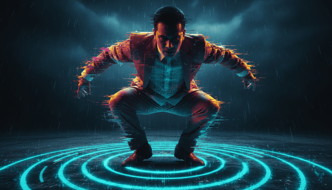 पॉप और R&B तत्वों से प्रेरित गतिशील दृश्य, जीवंत रंगों और सहज संक्रमणों के साथ।