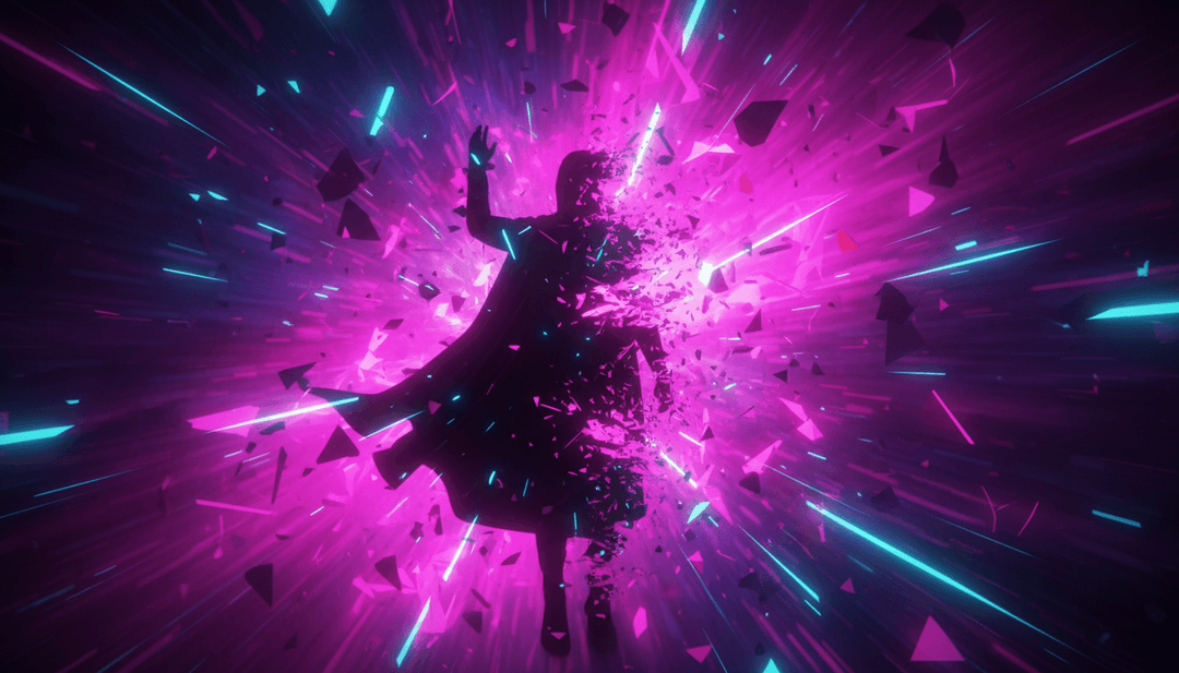 ラップトップでパーソナライズされたAI生成ミュージックビデオを作成するユーザー