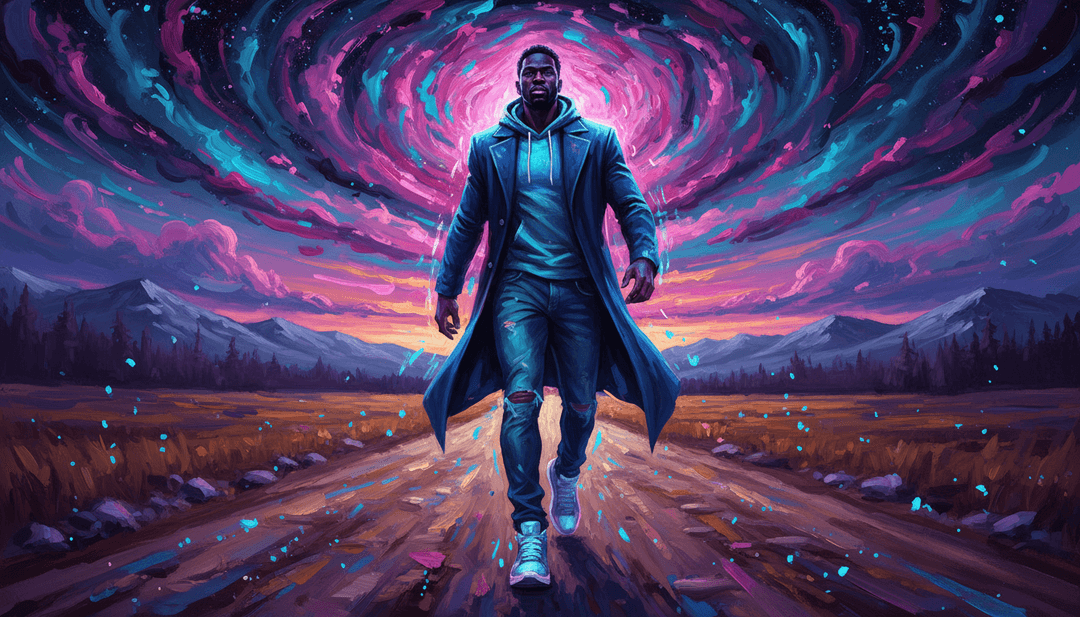 Scene dinamiche di paesaggi country e vibrazioni hip hop di strada che si fondono in un video musicale