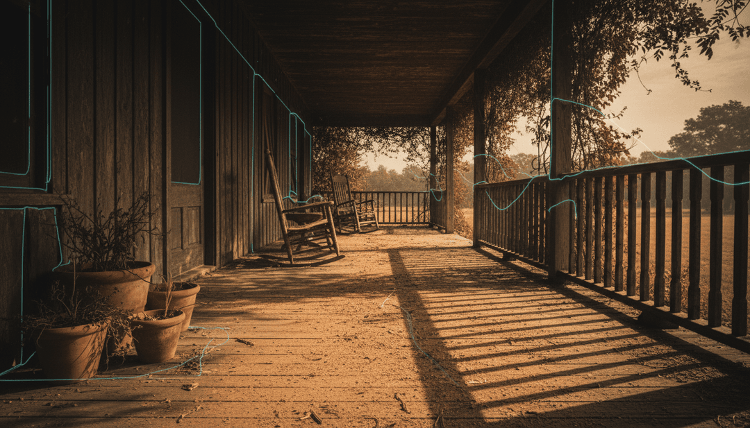 友善的 AI 介面，展示個人化鄉村音樂影片的創作過程