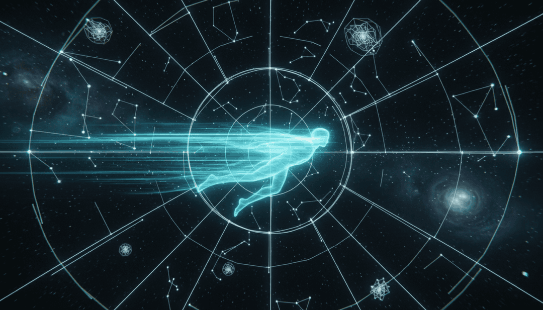 Abstrakte digitale Kunst, die die emotionale Tiefe der Gothic-Rock-Musik darstellt.