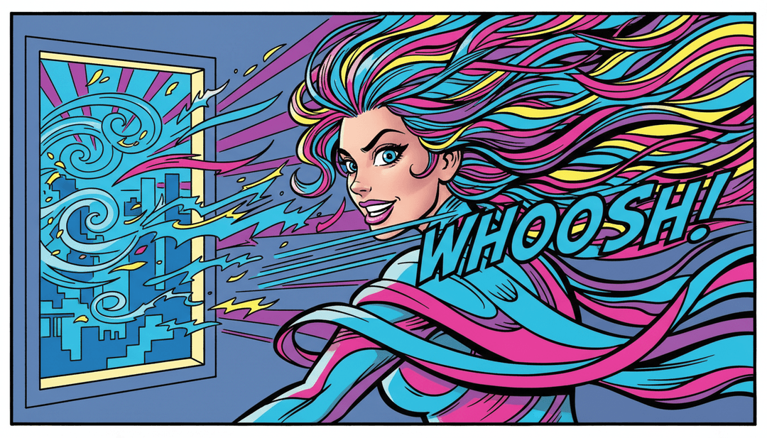 गाने के मूड को दर्शाते हुए धूप से भरे रास्ते और बारिश के बादलों के गतिशील दृश्य