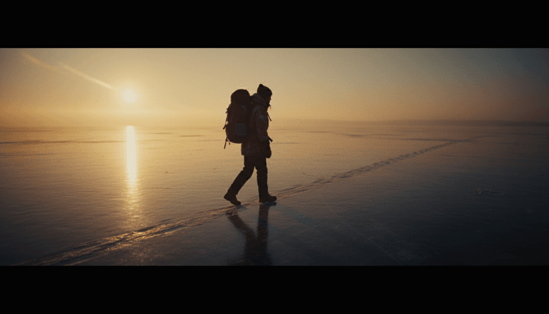 Lebendige Visuals, die ineinander verschlungene Wurzeln und fließende Zeit zeigen, inspiriert von Songtexten