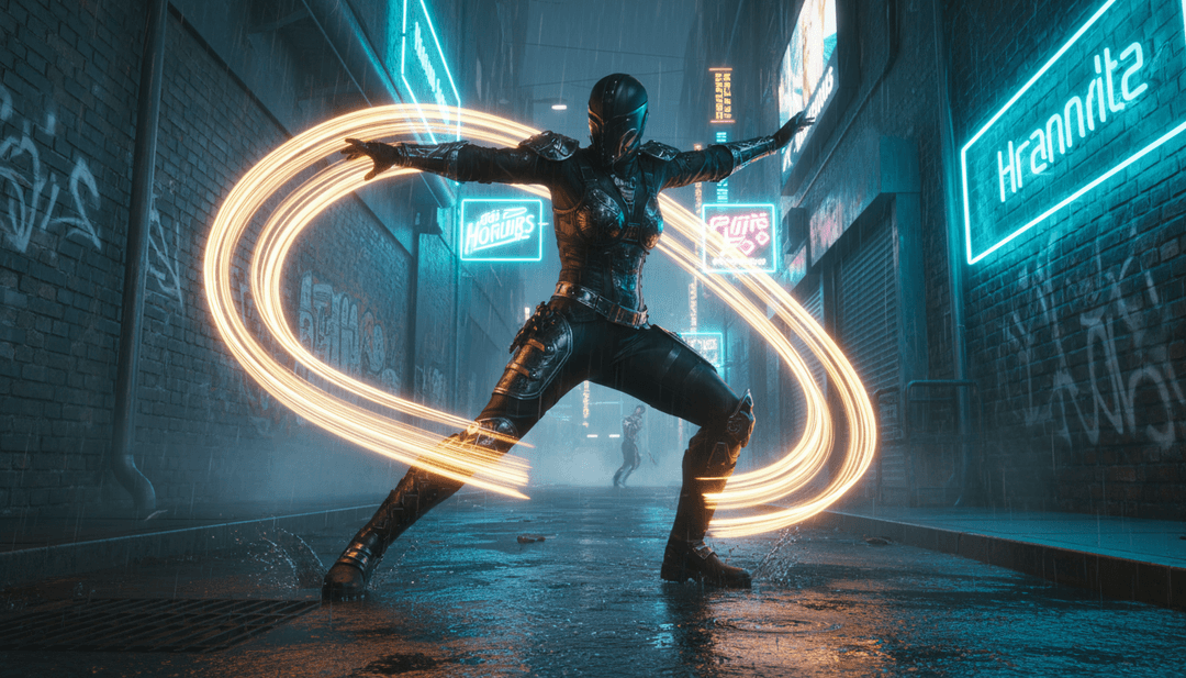 动态场景展示 Katy Perry 的人声和节奏如何转化为生动的视频元素