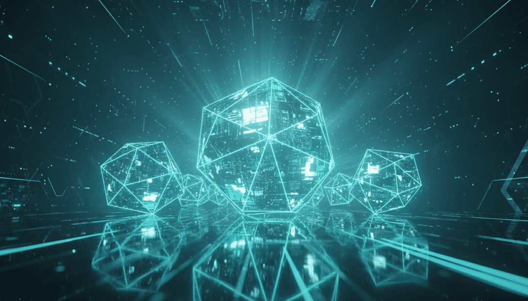 Scene astratte colorate ispirate ai battiti della musica elettronica e alle armonie vocali