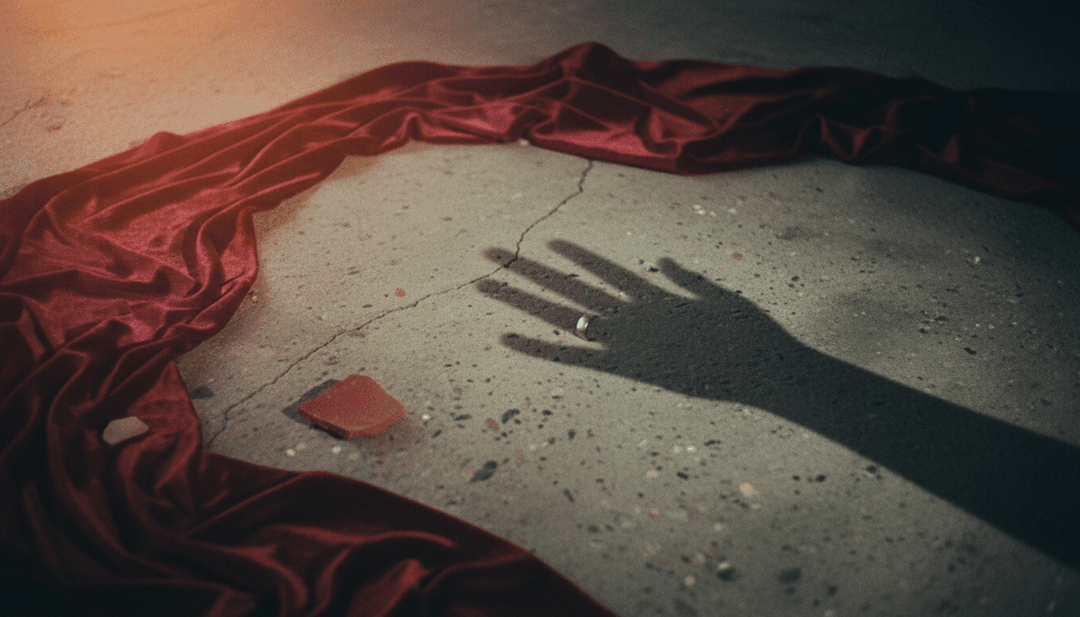 Art numérique abstrait représentant la fusion des beats électroniques et des paroles émouvantes