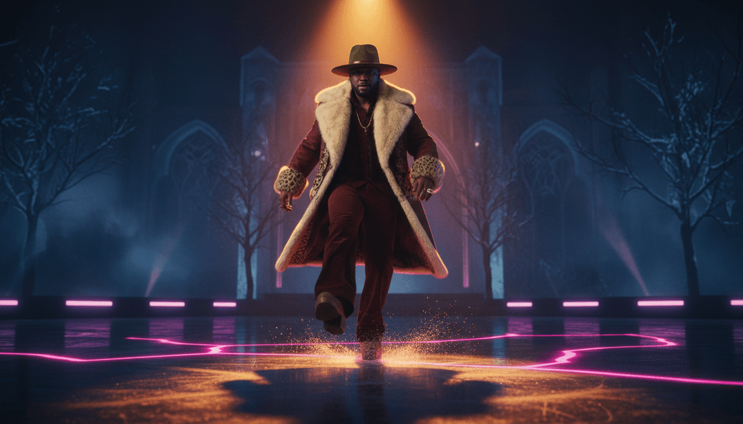 शहरी परिदृश्य, लक्ज़री कारें, और गीत की कहानी को दर्शाते अंतरंग क्षणों के गतिशील दृश्य।