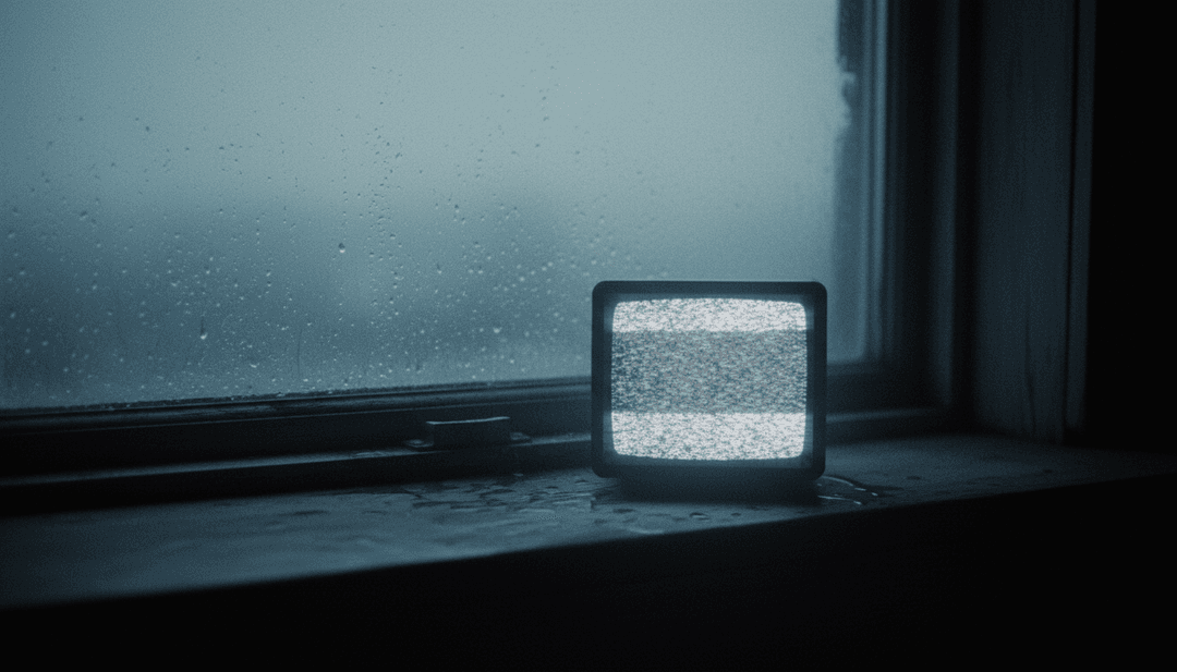 इंडी पॉप संगीत तरंगों का सारांश जो जीवंत रंगों के साथ मिश्रित है