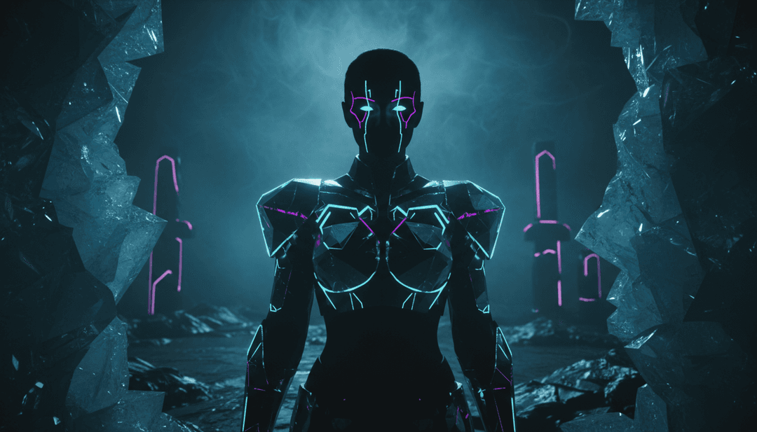 एक Hip Hop ट्रैक की ऊर्जावान वाइब को दर्शाता सार डिजिटल आर्ट