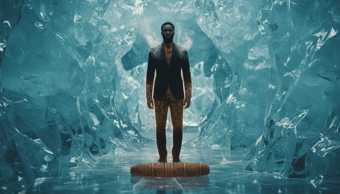 Mario के गाने Home की भावनात्मक गहराई को दर्शाता सार डिजिटल कला।