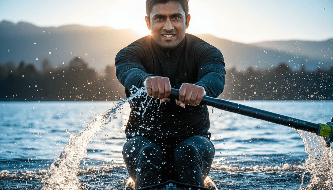 Paysage urbain futuriste éclairé au néon synchronisé avec les battements de musique électronique
