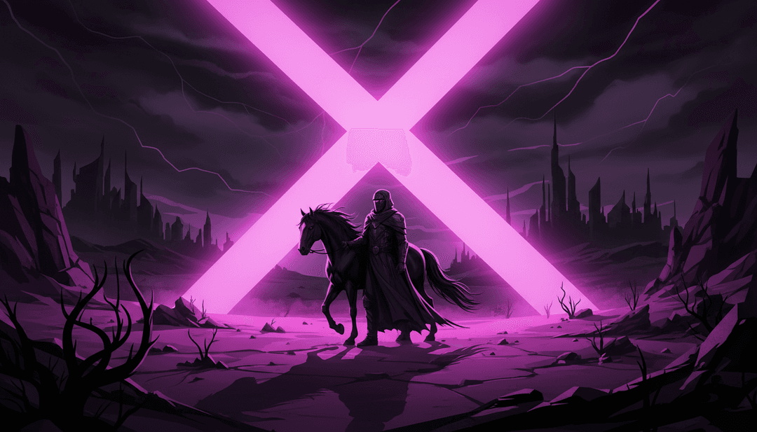 动态视觉场景，描绘受歌曲歌词启发的燃烧天空与奔跑身影