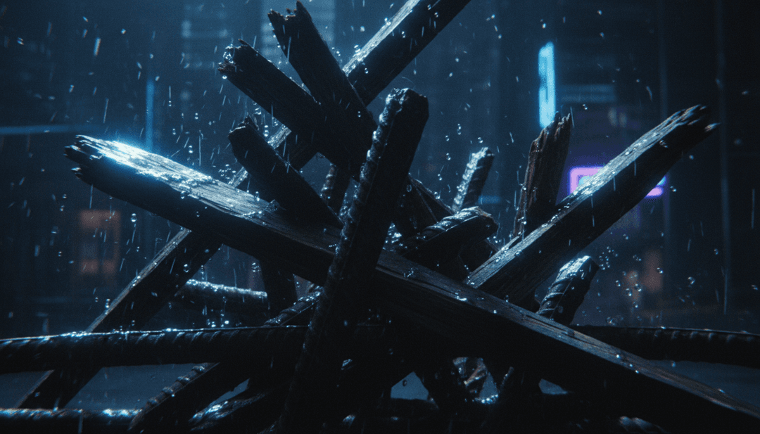 Arte digitale astratta che simboleggia l'AI che interpreta le vibrazioni della musica Hip Hop.