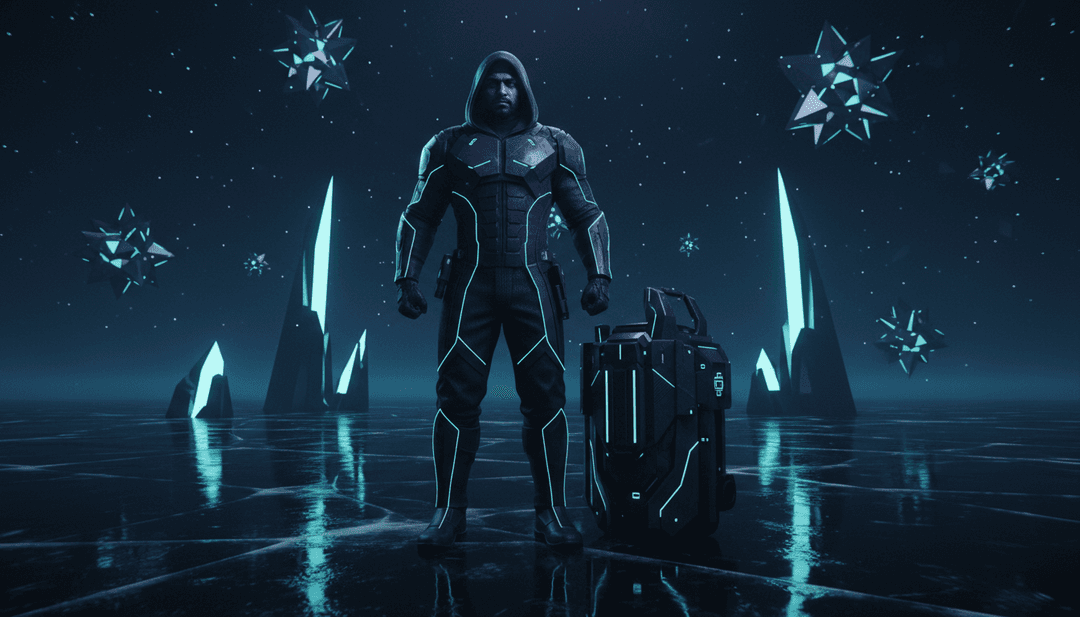 Visualisation abstraite de l'IA analysant les ondes musicales et les paroles