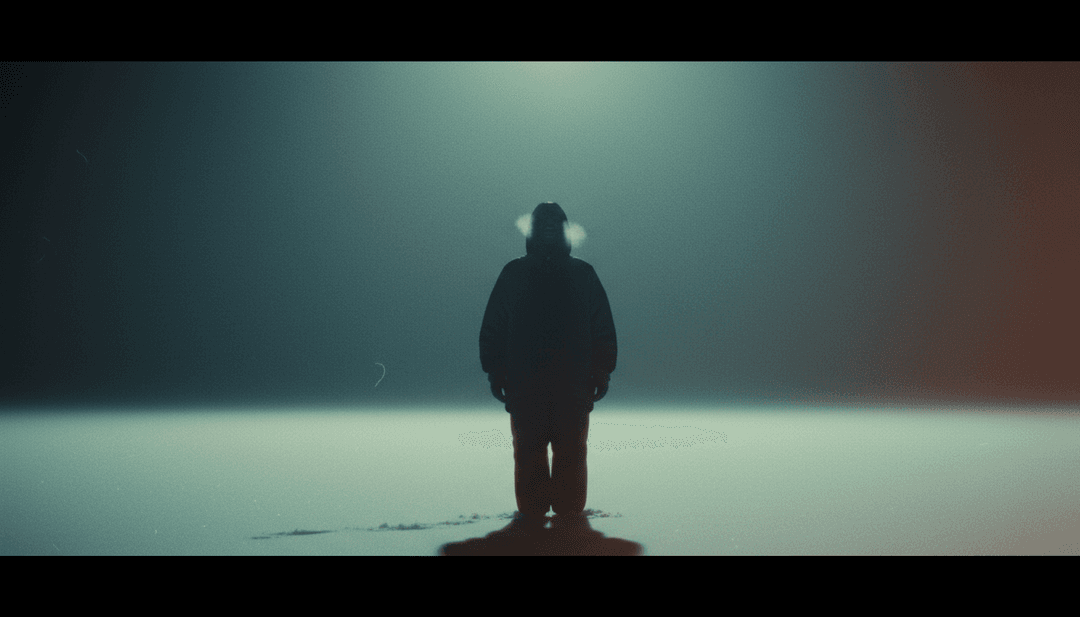 靈感來自 'Right Where You Left Me' 的靈魂音樂波浪抽象視覺化