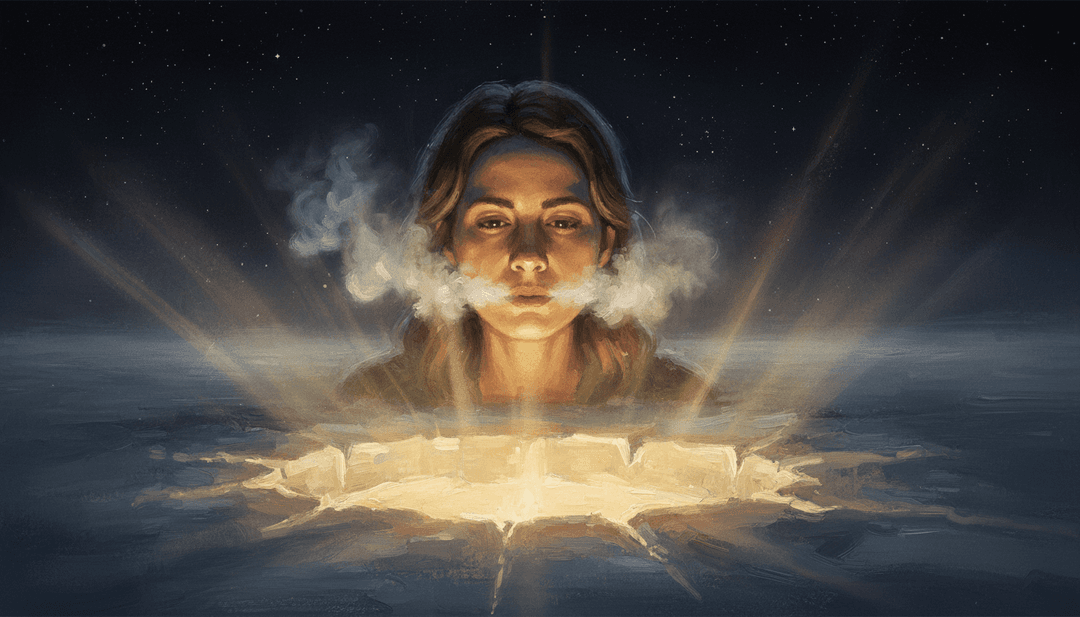 ネオンライトが輝く3AMのサンフランシスコ夜景を表現した抽象的なデジタルアート