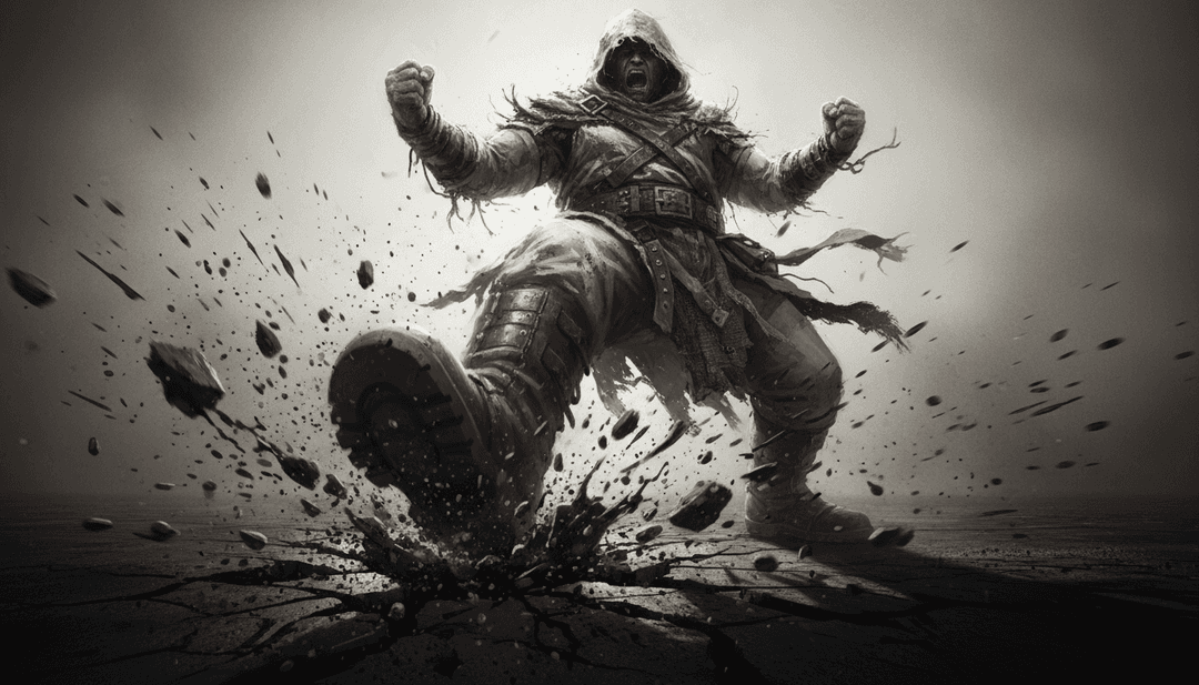 'HANDS' की पंक रॉक वाइब को दर्शाते हुए गतिशील भीड़ की लहरें और तीव्र, उच्च-विपरीत प्रकाश व्यवस्था वाला दृश्य।