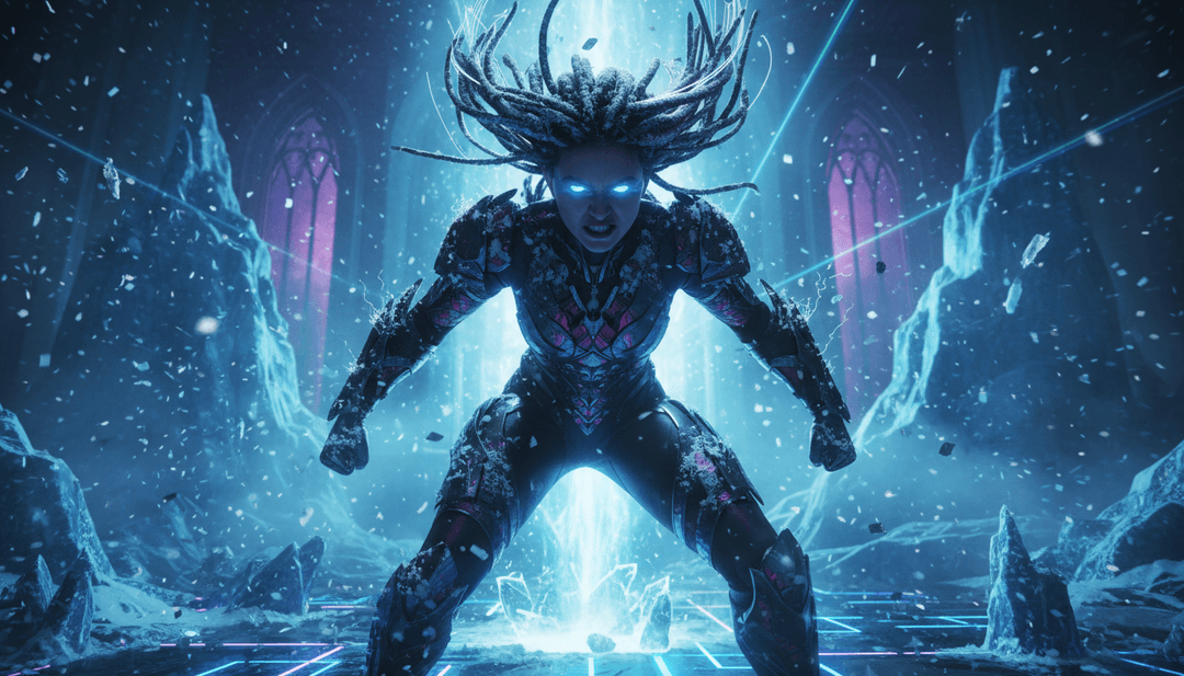 抽象可视化，表现 Soraï 的 GRHOE UP 的情绪与节奏