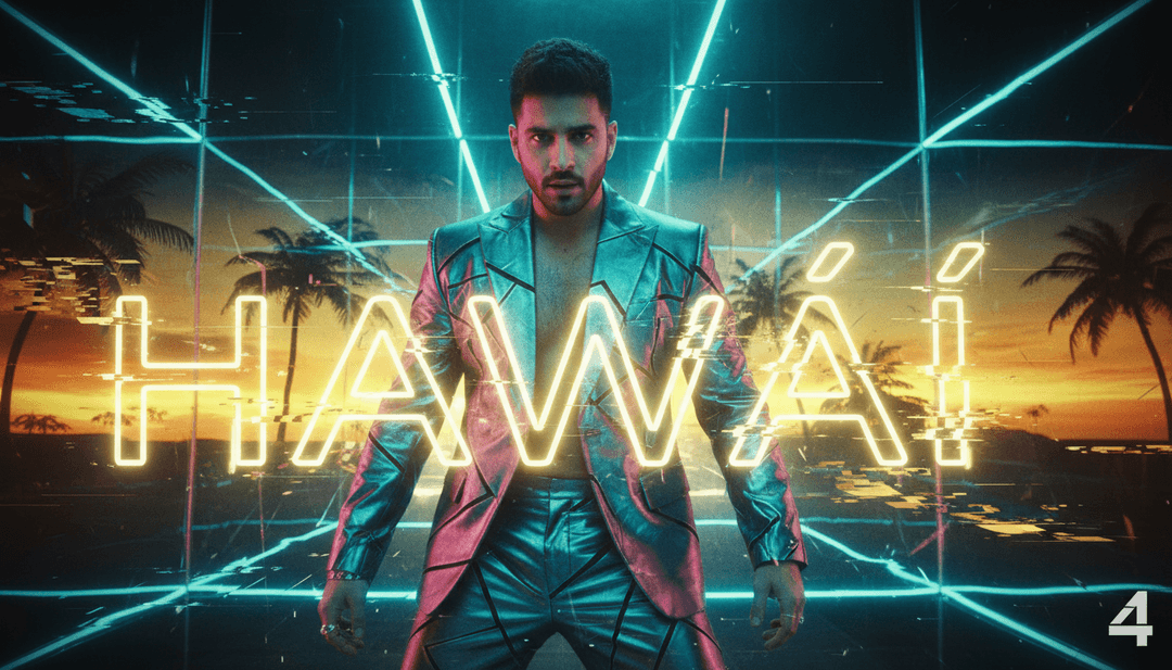 Hawái से प्रेरित उष्णकटिबंधीय दृश्यों और भावुक पलों के गतिशील दृश्य