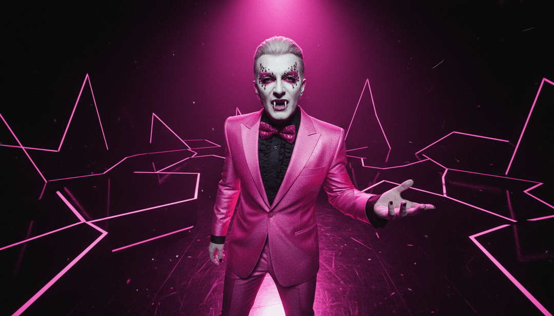 Bad Habits से प्रेरित नीयन रोशनी वाले शहर के दृश्य और देर रात की बातचीत के गतिशील दृश्य