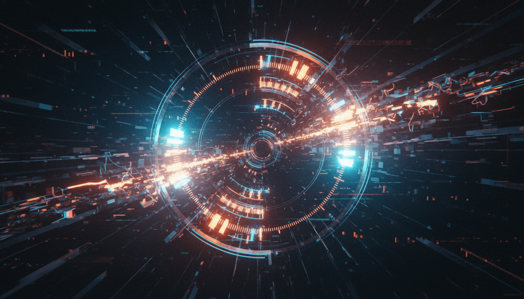 AI가 UK 드릴 리듬과 가사를 분석하는 시각적 컨셉 아트.