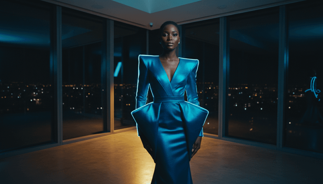 Dynamische Szenen mit lebhaftem Tanz und urbanem Nachtleben, inspiriert vom Song