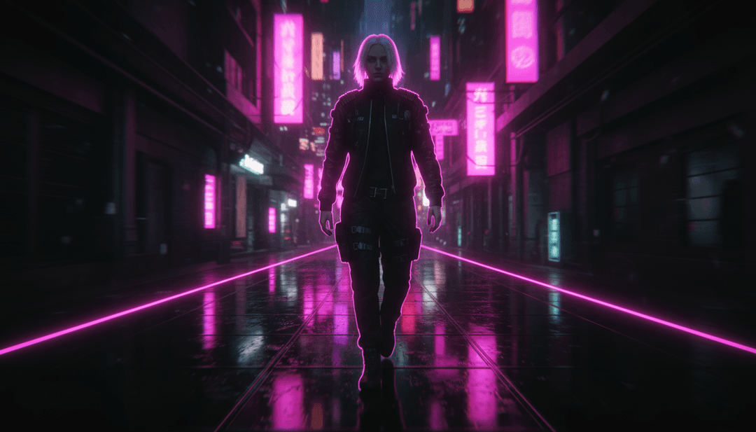 freebeat.ai 的使用者介面，展示創作及下載音樂影片與歌詞的選項