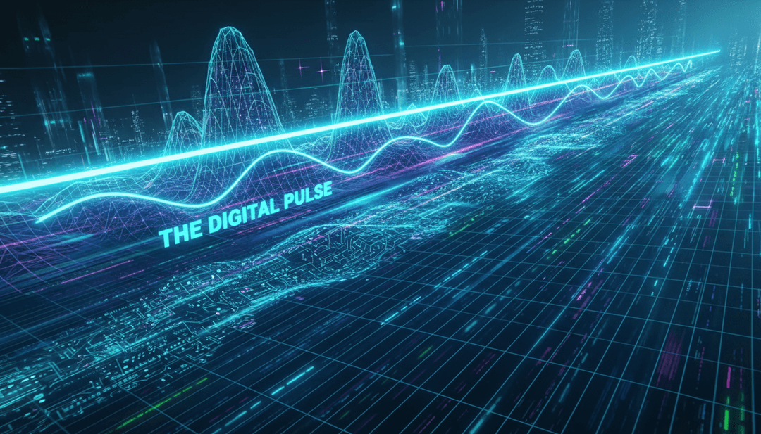 动态动画序列，反映 'Take on Me' 的合成节拍和流行摇滚元素。