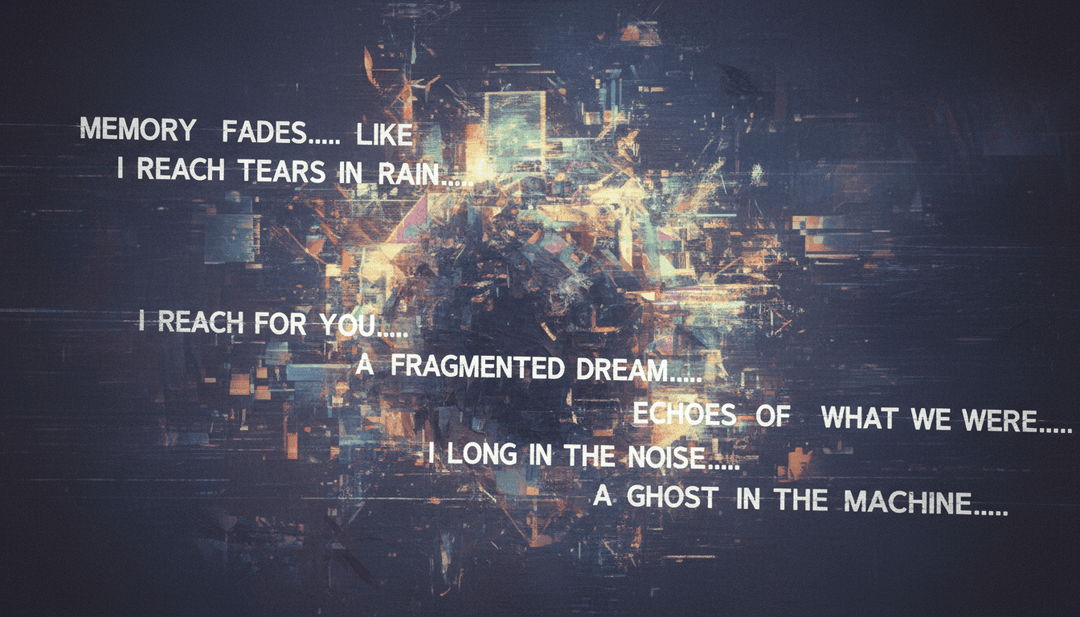 노래 가사와 리듬을 상징하는 빛의 파도와 반사를 보여주는 역동적인 장면