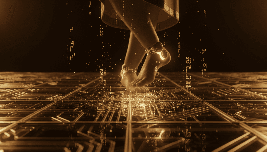 Srivalli की आत्मीय भारतीय पॉप धुन से प्रेरित AI दृश्य अवधारणा