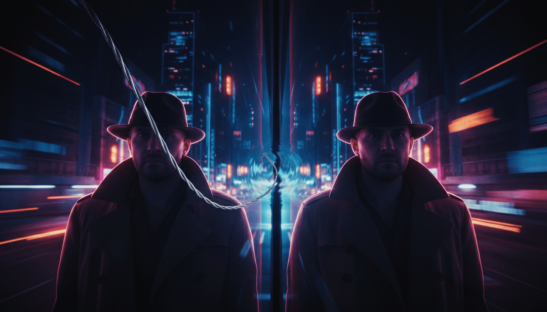 象征 24kGoldn 和 iann dior 的 'Mood' 情感氛围的抽象数字艺术