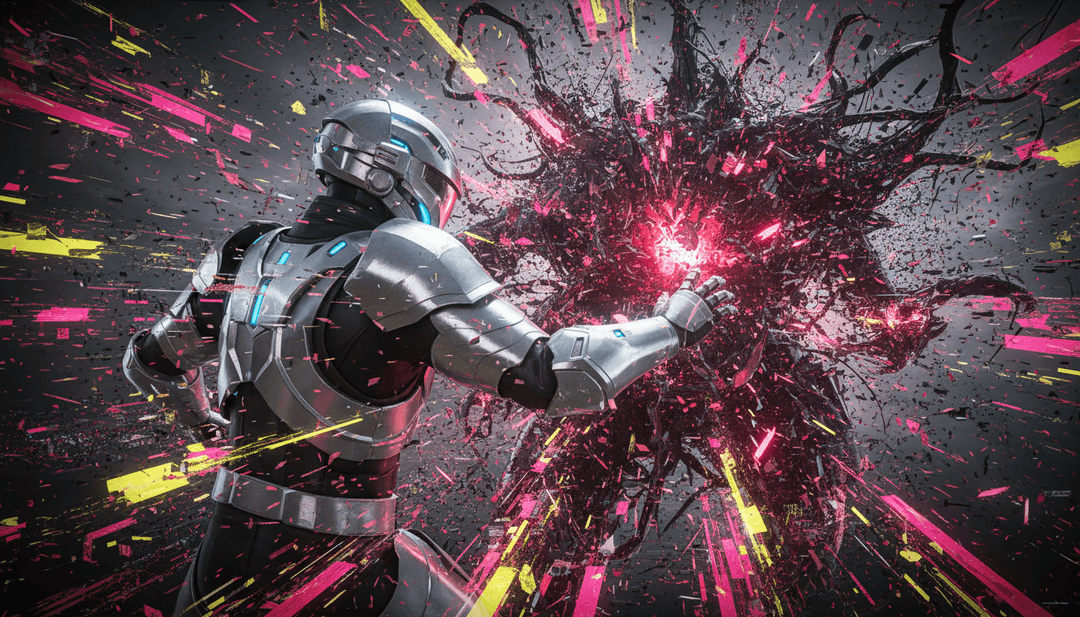 与 'Mood' 节拍同步的充满活力的都市夜生活场景和抽象霓虹视觉