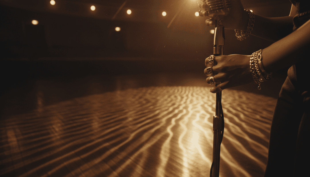 抽象视觉呈现灵魂音乐波动与鲜艳色彩的融合