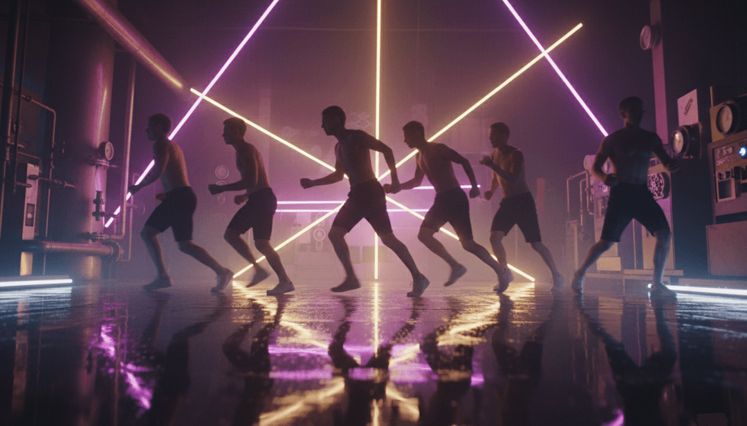 IA analysant des motifs d'ondes colorées représentant l'énergie vibrante de Soda Pop