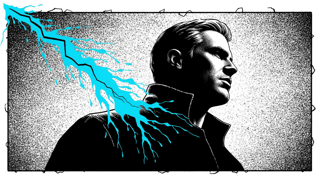 Visualización abstracta que representa la profundidad emocional de la canción TIT FOR TAT de Tate McRae