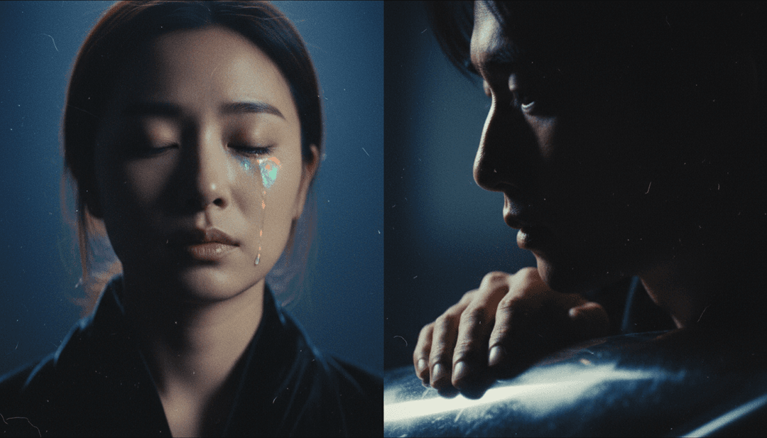 AI가 'Free' 노래 가사와 멜로디의 감정적 층위를 분석하는 모습.